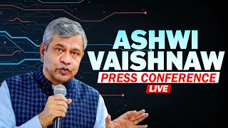LIVE: Ashwini Vaishnaw PC Live (Minister of Electronics & Information Technology) I India Expo Mart