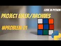 Project Euler Archive Problems Questions Solution in Python Problem 01 Python Language