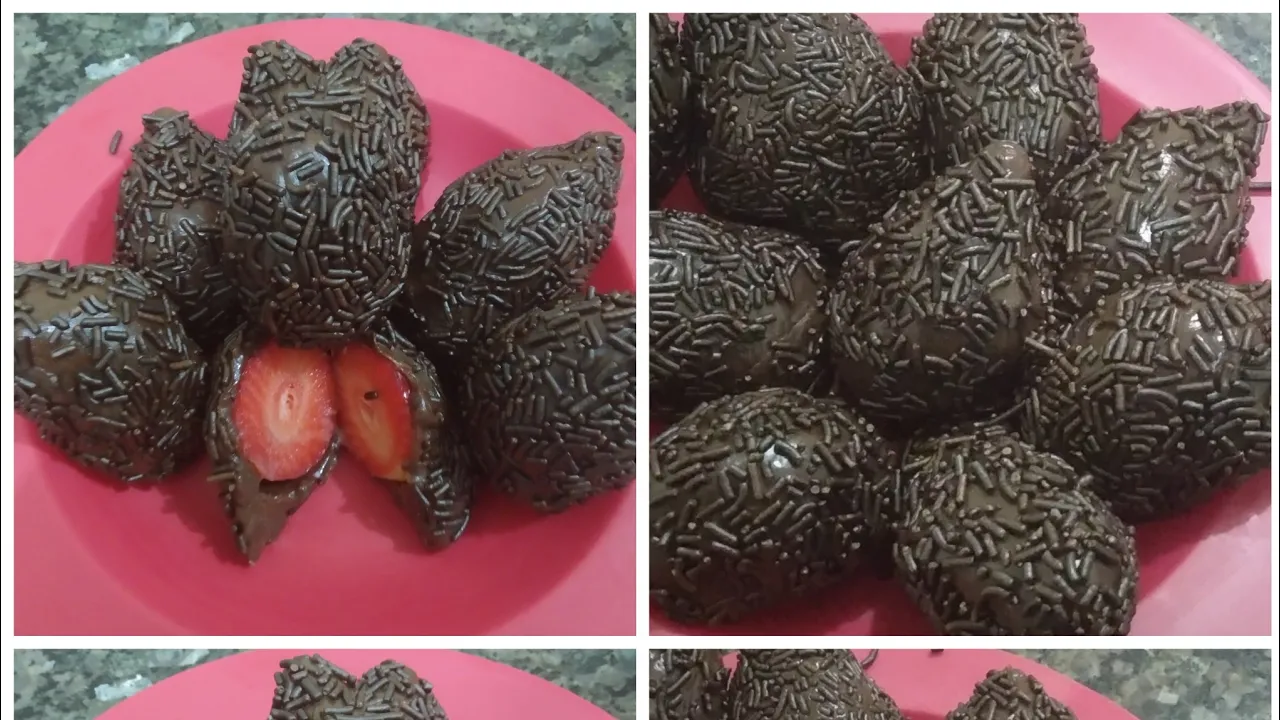 COXINHA DE MORANGO FAÇA E VENDA #COXINHA #MORANGO #FAÇAEVENDA