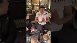 حمو بيكا و عمر كمال راحوا يتسحروا فى مدينتى    شوف حصل أيه     دندنها