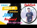 Interviews Questions in Java CDAC CodeTech Vivek Singh Series 04