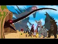 Download Lagu GODZILLA \u0026 KONG vs BLOODBATH GODZILLA Long Mouth - Story of Transformation | Godzilla Cartoon Movies