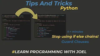 Five Minutes on Tips and Tricks - Python