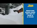 Wenatchee buried under two feet of snow in 24 hours