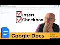 Create INTERACTIVE checkboxes in Google Docs