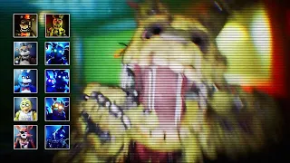 FNAF Simulator - Full Walkthrough All Animatronics in Lefty Update v2 0 9