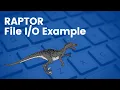 Raptor Calculate Sum of numbers in a file and output to a file