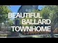 Ballard Seattle New Construction Townhome Tour