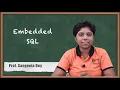 Embedded SQL - Advanced SQL