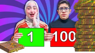تحدي 100 طبقة شوكولاتة دبي تفوز 