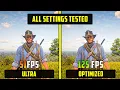 Red Dead Redemption 2 Increase FPS by 145 - Performance Optimization Guide Optimized Settings