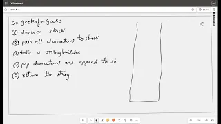 Reverse using stack - Easy