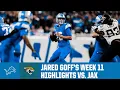The best from Jared Goff s ELITE 412-yard game Lions vs Jaguars 2024 NFL Season Highlights