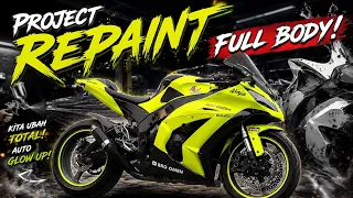 NGANTAR ZX10R KE SHINE PRO UNTUK DI REPAINT