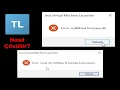 Java Hata Could not find java dll Nasil Cozulur