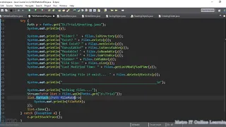 Java NIO Path And Files Methods