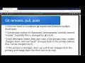 Git clone pull push remotes
