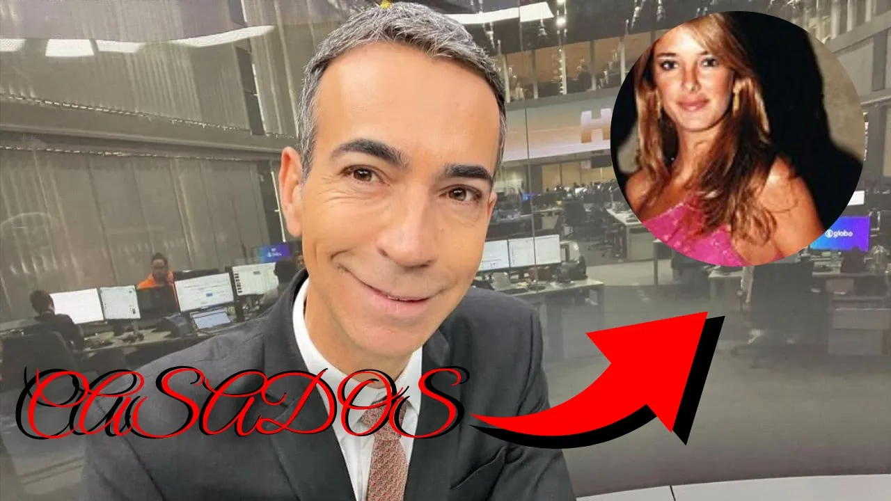 Você não vai acreditar com quem César Tralli é casado em 2024