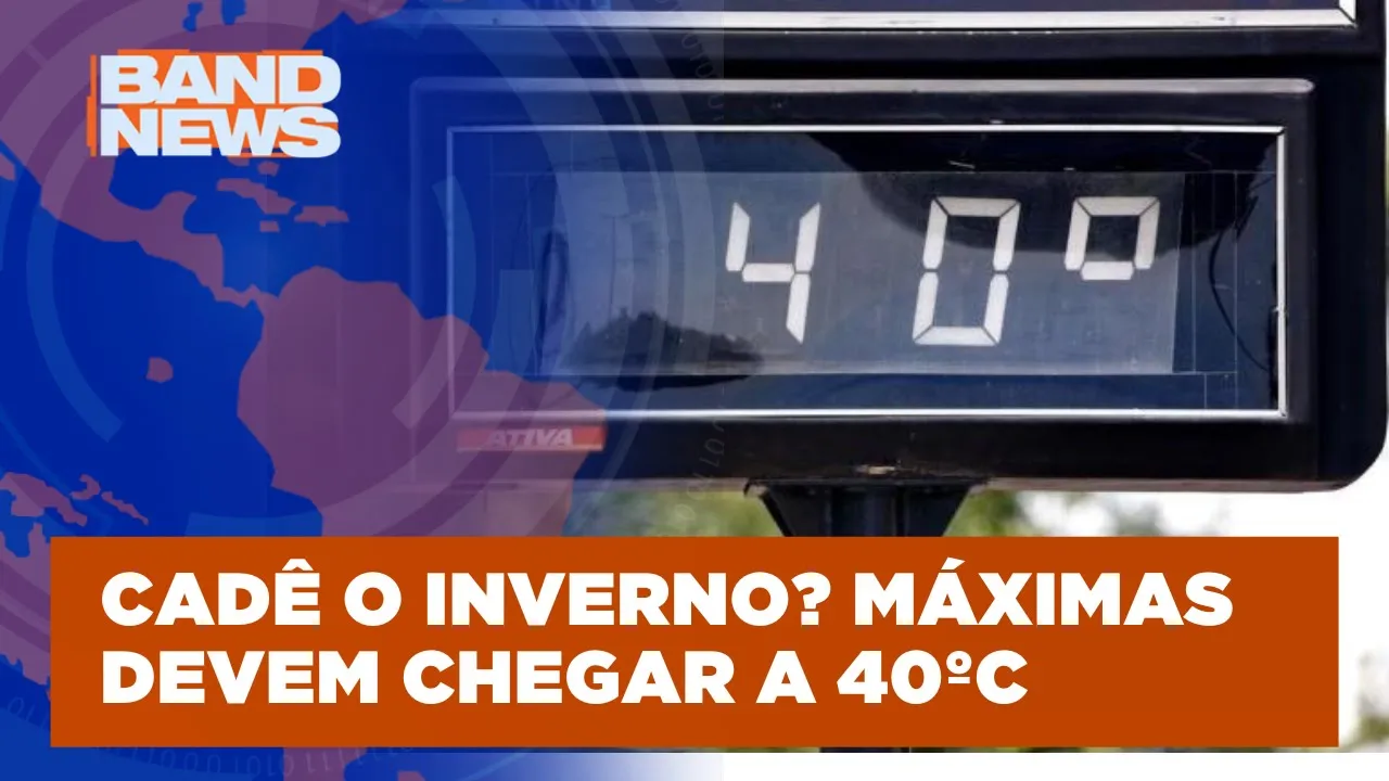 Calor bate recordes por todo o Brasil | BandNews TV