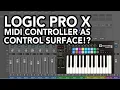 Setup ANY MIDI Controller as a DAW Mix Control Surface LOGIC PRO X