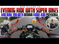 Download Lagu Evening ride with super bikes and duke 390 | benhur rider😱 and halchal Priyanka 😂|
