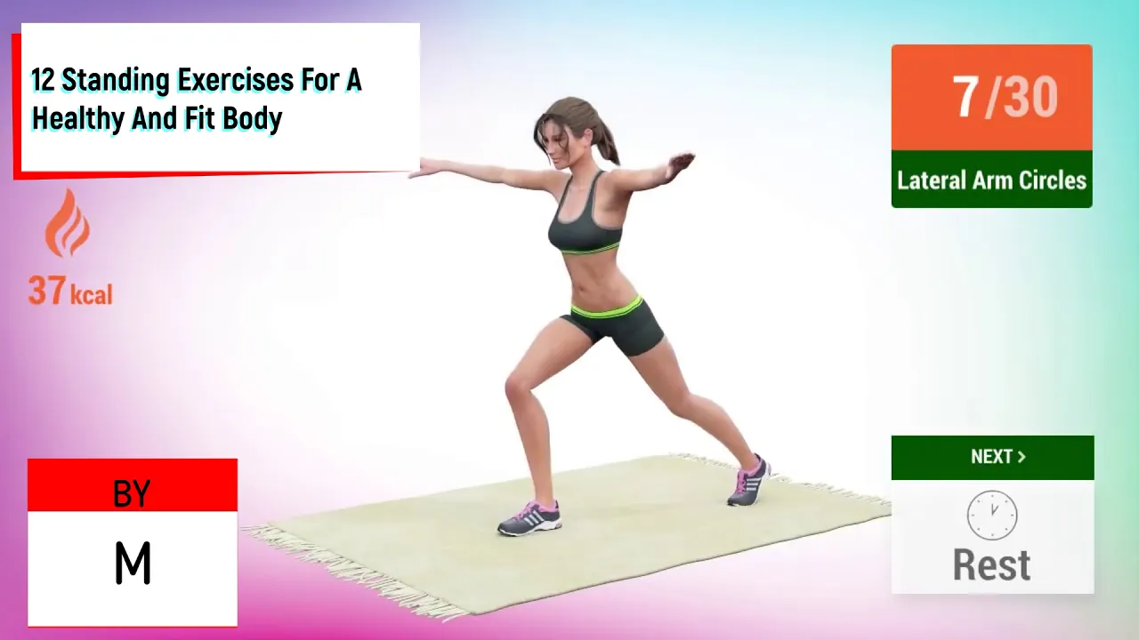 12 მუდმივი სავარჯიშო ჯანმრთელი და ფიზიკური სხეულისთვის/12 Standing Exercises For A Healthy And Fit B