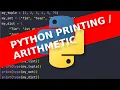 Python Print Function Arithmetic