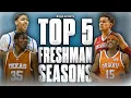The TOP 5 Freshman seasons in the past 25 years Does Cooper Flagg make the list