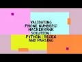 VALIDATING PHONE NUMBERS HACKERRANK SOLUTION PYTHON REGEX AND PARSING