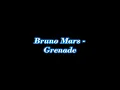 Bruno Mars - Grenade (lyrics)