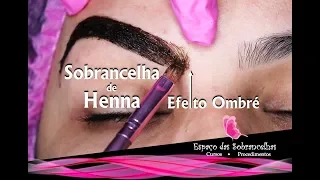 Sobrancelha de Henna com Efeito Ombré |Vem Aprender|