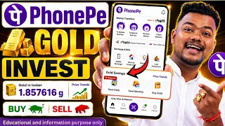Phonepe Gold Investment 2026 | How To Invest Digital Gold In Phonepe | phonepe gold savings