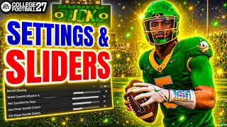 The BEST Dynasty Settings Sliders in College Football 27