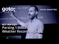 How Fast Can You Parse 1 Billion Rows in Java - Insane Speed Test Roy van Rijn GOTO 2025