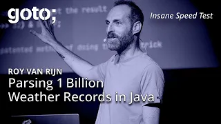 How Fast Can You Parse 1 Billion Rows in Java - Insane Speed Test Roy van Rijn GOTO 2025
