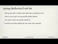 58 Reflection Test Utils Overview