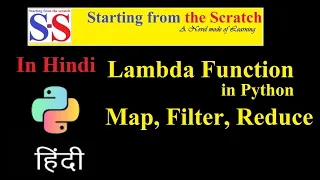 Lambda Function in Python Map Filter Reduce Python Programming in Hindi Python Basics