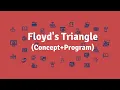 Floyd s Triangle Concept Program ICSE 9th-10th Computer Applications