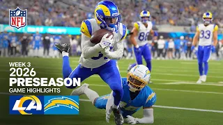 Los Angeles Rams vs Los Angeles Chargers 2026 Preseason Week 3