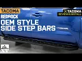 2005-2022 Tacoma RedRock OEM Style Side Step Bars Review Install