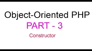 Object-Oriented PHP Bangla Tutorial Part-3 Constructor