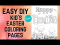 Easy DIY Easter COLORING Pages in Canva DIY Kid s Coloring Pages Canva Tutorial