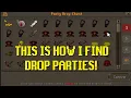 This is how I found hundreds of drop parties over the years on OSRS Season 3