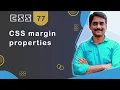 CSS margin Properties - CSS Tutorial 77