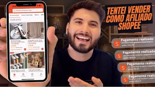TENTEI VENDER COMO AFILIADO SHOPEE DO ZERO!