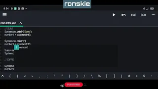 Basic Calculator Java N-IDE