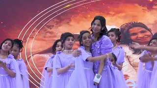 نجمات اطفال ومواهب يودعون روان مرير بنشيد حان الوداع مع الاستعراض دندنها