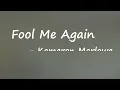 Kameron Marlowe - Fool Me Again (Lyrics)