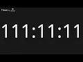 111h11m11s Countup Timer