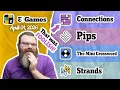 NYT Connections Pips Mini Crossword and Strands April 1 2026